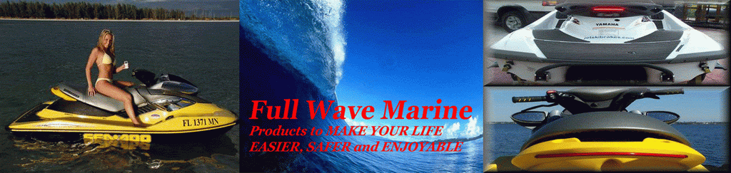 Full Wave Marine PWC accessories, brake lights, waterproof stereos and more