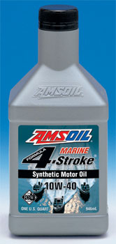 Amsoil SAE 10W-40 Formular 4-Stroke Marine Synthetic Motor Oil (WCF)