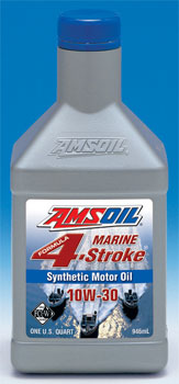 Amsoil SAE 10W-40 Formular 4-Stroke Marine Synthetic Motor Oil (WCF)